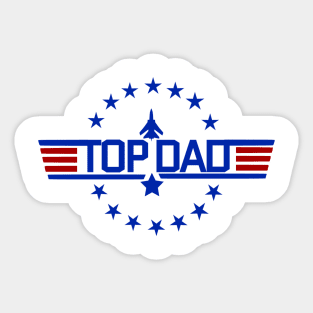 Top Dad Sticker